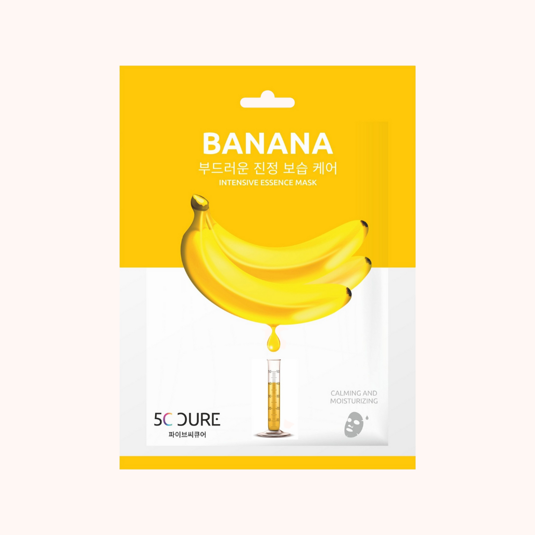 5C CURE Banana Intensive Essence Sheet Mask 25ml – Kosmos Beauty Lab