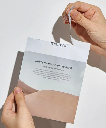 Ma:nyo Factory Bifida Biome Ampoule Mask - Восстанавливающая маска с пробиотиками 30г