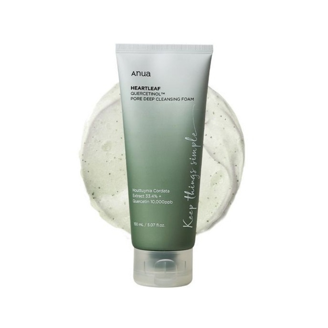 Anua Heartleaf Quercetinol Pore Deep Cleansing Foam - Пенка для глубокого очищения 150мл