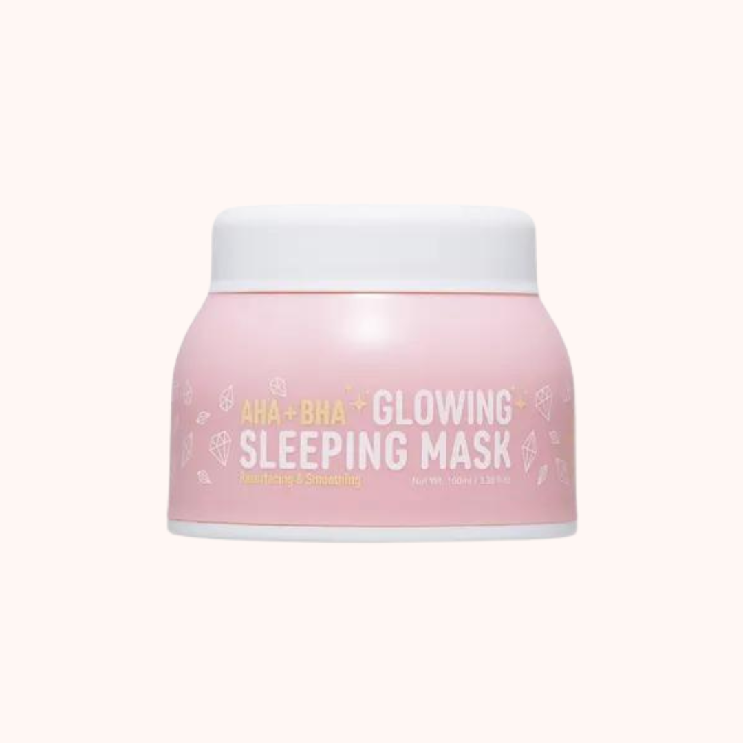 Look At Me Glowing Sleeping Mask AHA+ BHA - Ночная маска для сияния кожи 100мл