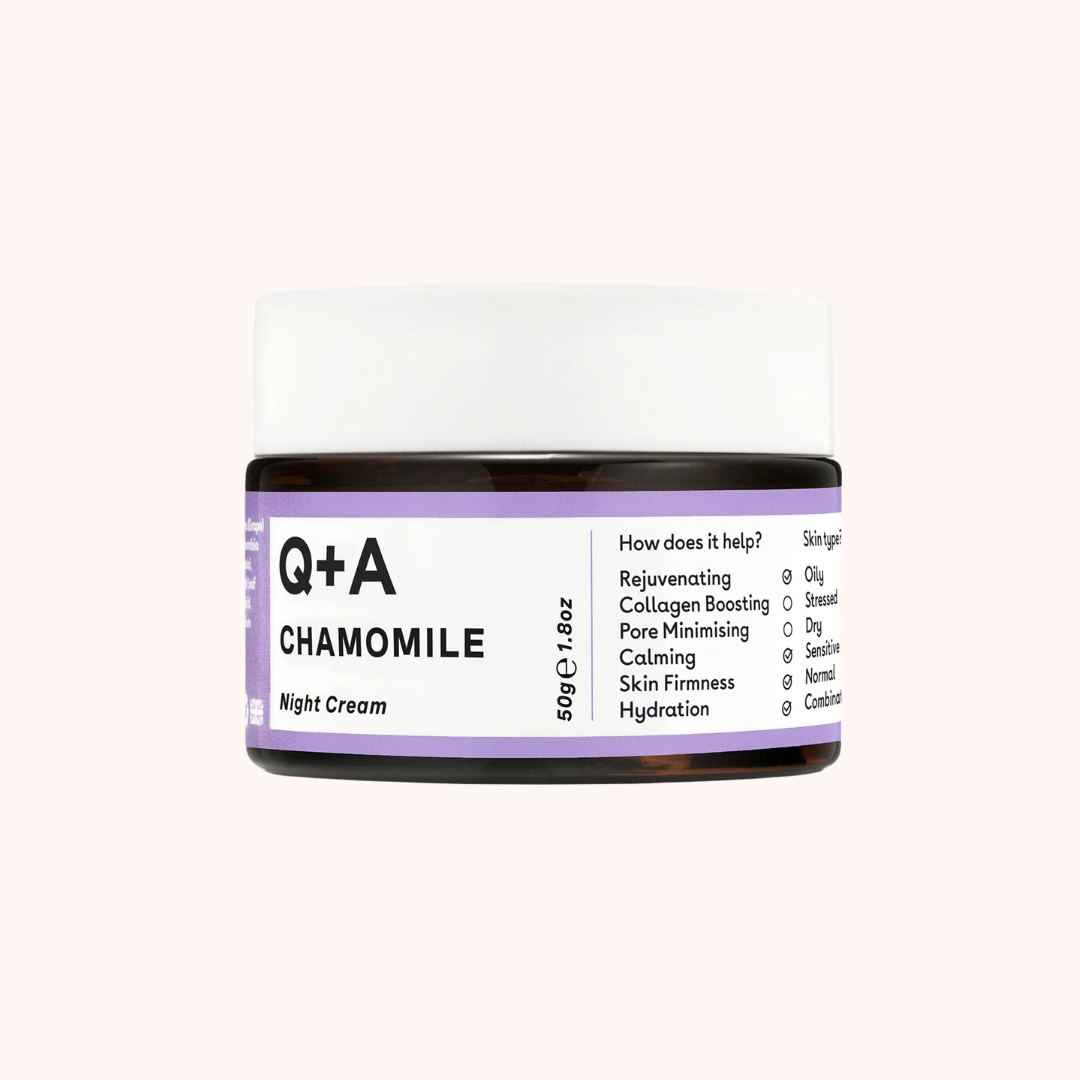 Q+A Chamomile Night Cream 50g