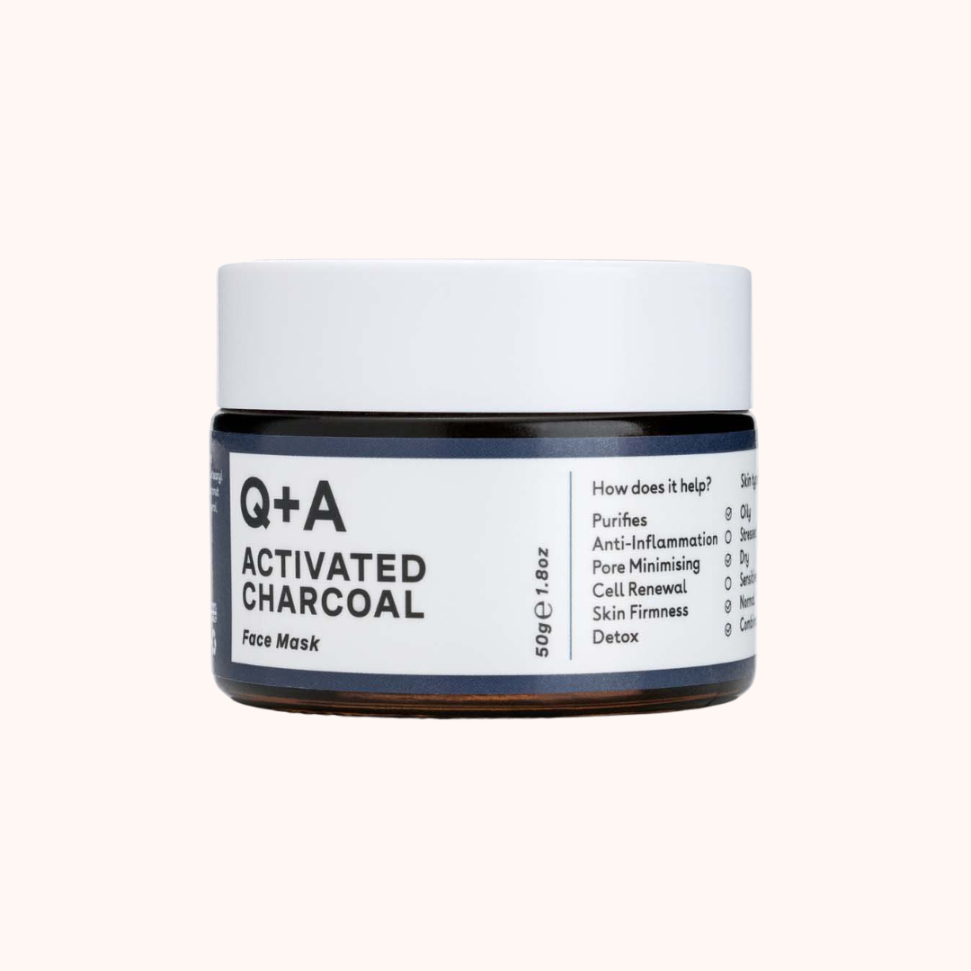 Q+A Activated Charcoal Cleansing Face Mask 50g