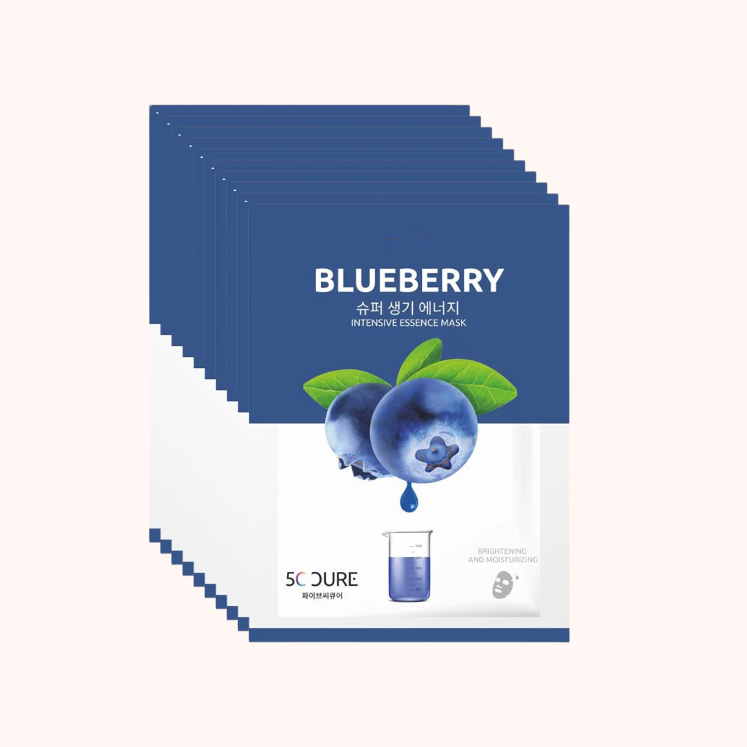 5C CURE Blueberry Intensive Essence Sheet Mask 10kpl