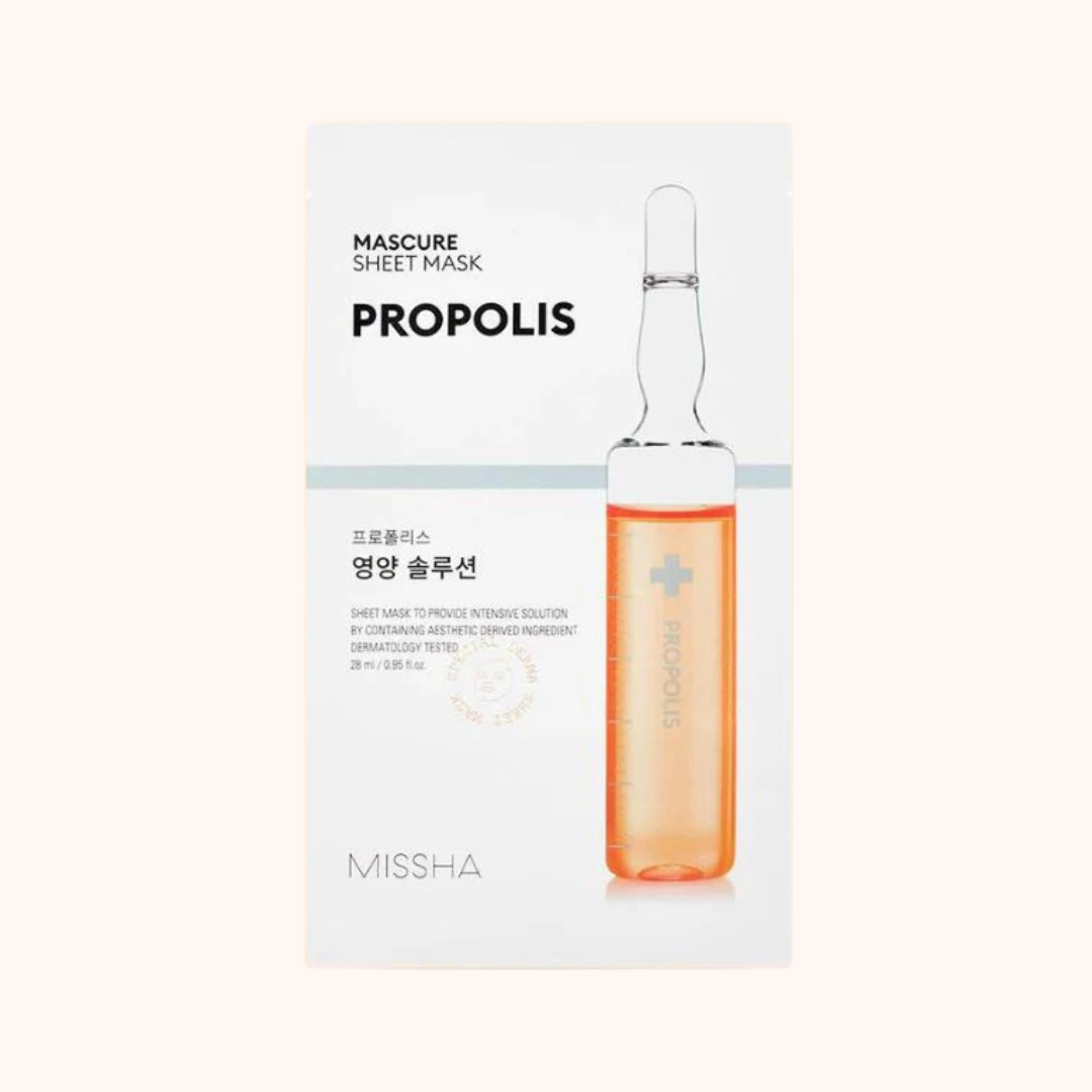 Missha Mascure Nutrition Propolis Sheet Mask 28ml